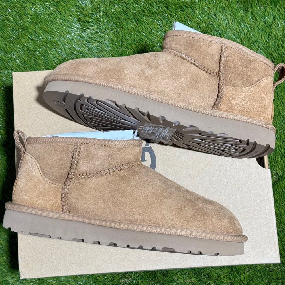 UGG Women’s Classic Ultra Mini Boots Chestnut NWT never worn